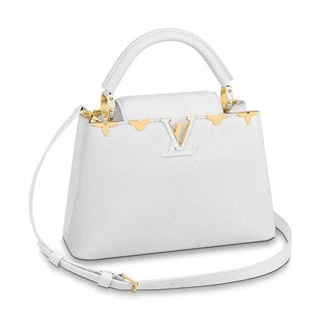 white leather louis vuitton purse